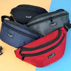 힙색 바디 크로스백 캐주얼가방 데일리 2지퍼 버클여행용 휴대폰주머니 허리파우치 조깅 포켓벨트 달리기