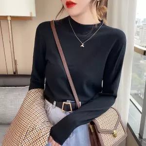 소프트 반목 데일리 이너티 7컬러 니트 얇은 출근룩 데이트 셔츠 여성 여자