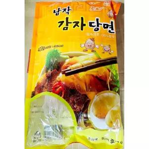 감자당면 (엠푸드 400g)X5사리 당면류 찰당면 쫄깃한 요리 넓은 넓은찰 납작