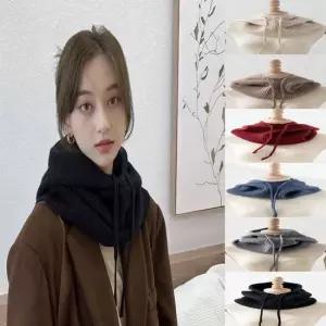겨울 페이크 후드 바라클라바 모자달린 넥워머 페이크후드 페이크넥워머 니트넥워머