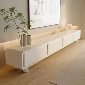 티비다이 북유럽 모서리 둥근 거실장 코너 장식장 선반