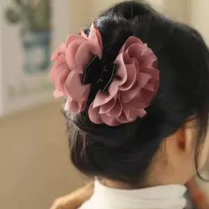 머리핀 헤어집게 선물 헤어 악세사리반 가을 예쁜 업스타일 올림 집게 감성 대형 심플