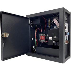 전자기기 자판기 게임기 안마의자 신발 연마기 세탁기 충전기 건조기 오토 세차기 PC용 신트론 ST-002 110V 코인 작동 타이머 제어 전원 박스