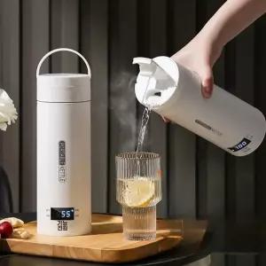 휴대용 전기포트 보온 사무실 끓는 전기주전자 끓임 물컵 차량용 여행용