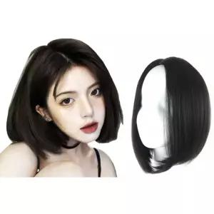 여자 통가발 단머리 단발 가숏 통가 앞가 헤어뽕 자연스러운가 C컬가 미용가 드라이가 정수리가 긴가