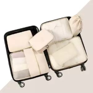 파우치 여행용 세트 세면도구 의류 8종 메쉬치화장품파 가방 세탁물치 신발치 속옷 속옷치 세면도구치 케리