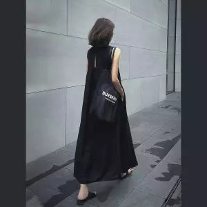 MFNC050170 - 할로우백 민소매 롱원피스 휴가 여행 나시 마린 비치룩 웨어 여름 해변의류 바캉스