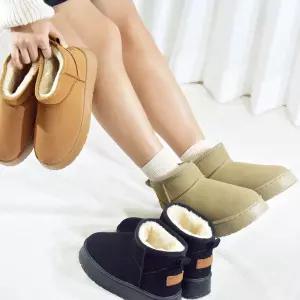 슈즈플랜 B41 키높이 털부츠 3color방수 어그 퍼부츠 방한 겨울