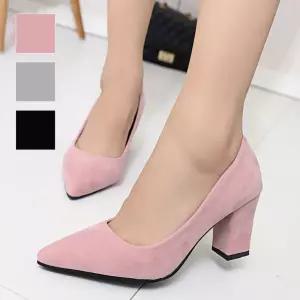 여성 뾰족코 스웨이드소재 모던 틸레토 펌프힐여자구두 킬힐 미들 오플 하이 새틴 호피 가보시 트랩 슬링백