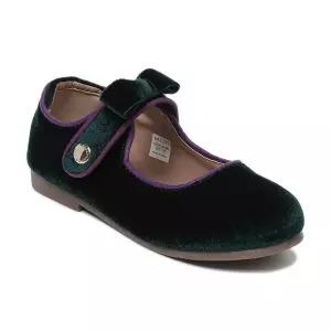 HAZZYS KIDS 헤지스키즈 여아 벨벳 구두 HSG61UR50M GN_P364244301 191190