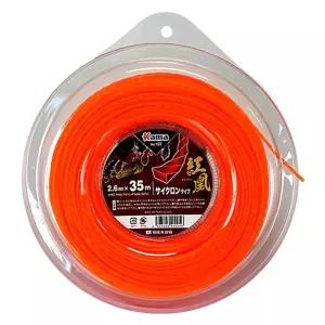 카마 일제 예초기 줄날 나일론 끈날 액세서리 꽈배기형 KAMA102 2.6mm 1EA 잔디깎기 깎는 부품