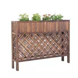 화분 펜스 파티션 식물 테라스 가림막 발코니 조경 방부목 카페 텃밭 철제 가벽 야외