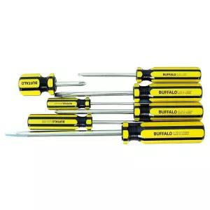 세신버팔로-라인컬러 드라이버 세트 3000 7pcs (1EA)십자공구 일자 나사작업 산업용품 수공구 십자