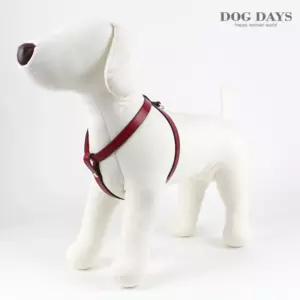 (DOGDAYS)프리미엄 I형 가슴줄(하네스) 레드 (XXXS.XXS.XS.S.M)강아지몸통 애견통 외출 용품 반려견산책 가