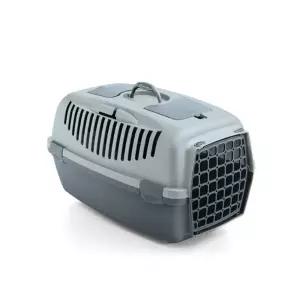 스테판플라스트 걸리버2 라스틱문 아틱블루 스틸반려동물캐리어 강아지이동장 고양이이 철이 공항이 이동장
