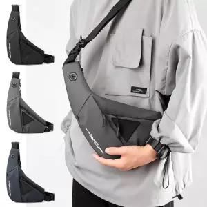 외출 여행 운동 캐주얼 미니 삼각 슬링백 가방남성크로스백 소지품백 용백 스포츠 크로스백 바디백 대학생