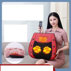 엉덩이마사지기 골반 허리 찜질기 베이지 진동 온열 방석