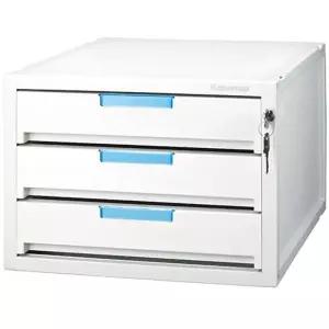 카파맥스 3단 키서류함화일박스 파일함 다용도보관함 문구용정리함 문서 사무용품 사무용 서랍