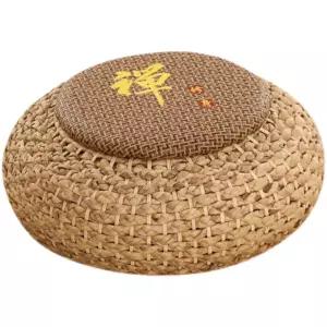 라탄 원형 다도방석 스툴