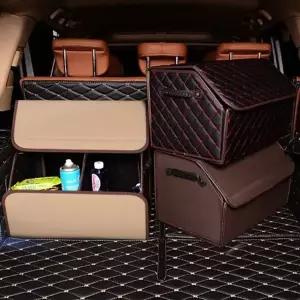 가죽트렁크정리함 수납용품 수납함 자동차정리 접이식