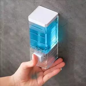 다용도 벽걸이 디스펜서 리필용 핸드 워시 디스펜서 투명 욕실 샴푸