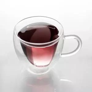 유리 하트 커피잔 270ml 유리컵 WFLOUEQ