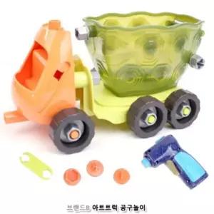 브랜드B 아트트럭 공구놀이 (파워드릴포함)어린이 세트 날선물 선물용 장난감 역할 소꿉 완구