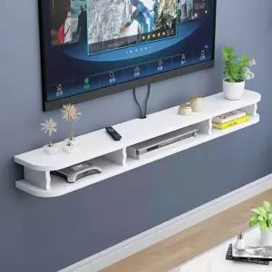 받침대 공유기 벽걸이TV 다이 수납 오크 셋톱박스 벽걸이 테레비 TV거실장 티비선반 TV보드 60cm 60cm 오크