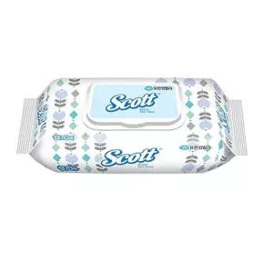 스카트 물티슈 캡형 70매 2개 화장지 아기 식당 휴대용