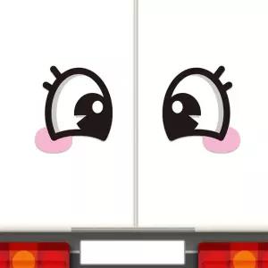 왕눈이8 고휘도반사 대형 차량스티커 270x303mm자동차 용스티커 이스티커 모양 하이빔 육각 화물차 야간 졸