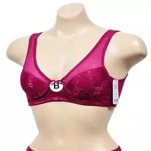 망사레이스 조끼형태의 은은한 플라워자수 B컵 브라 WFJ6A4S