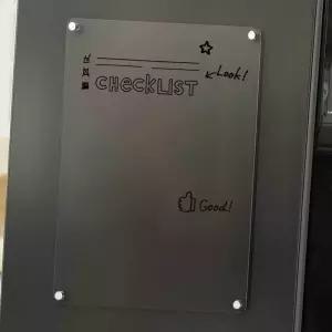 아크릴 보드 투명게시판 자석 메모칠판 냉장고