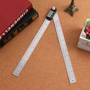 디지털 스틸 각도기(30cm)디자인 설계 측정 측정자 디지털자 스틸자 철각