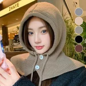 페이크후드 귀여운 넥단추 넥워머 페이크 후드워머 넥워머후드 후드넥워머 후드워머