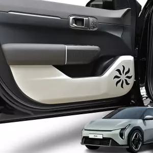 EV4 튜닝 도어커버 가죽카본 자동차드레스업 신차필수용품 튜닝용 보호 기스방지 스크래치방지