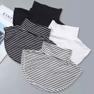 신축성 좋은 베이직 페이크카라 목폴라 넥케이프 ELZ6+8Dkk