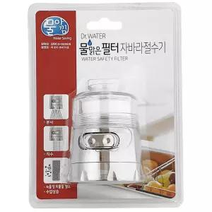 물아낌 맑은필터 자바라 절수기(5429) 주방용 헤드교체 수전 수도 원홀 수헤드 수전용