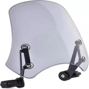 FATEXpss 모터사이클 윈드실드 윈드스크린 디플렉터 플라이스크린 파브리즈 바이저 프로텍터 하레이 다이나