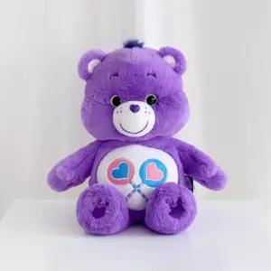 케어베어 27cm-쉐어베어봉제인형 캐릭터 장식용 인테리어 베어 퍼플곰 선물용