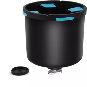 고무 탭이 있는 카에프보이 카약 컵 홀더 - 20-40온스 물병 낚시 도구 및 미끼 보관 기어용 트랙 마운트