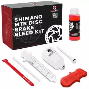 60ml 미네랄 오일이 포함된 블리드존 시마노 브레이크 키트 - 디스크 유압 바이크 MTB 및 오일 유지 관리