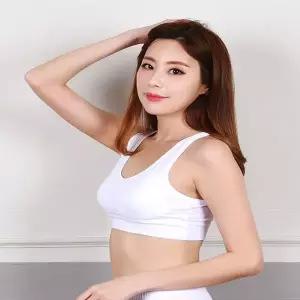 스판 면 원단 망고 스포츠 브라 WFJ69YJ