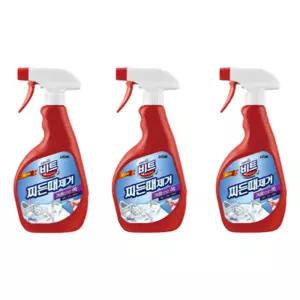 비트 찌든때제거 500ml 3개입 라이온코리아 스프레이세탁보조세제 보조제 찌든 얼룩