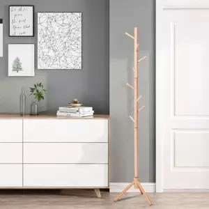 조립식 삼발이 스탠딩 행거이동식 스탠드옷걸이 사무실 봉행거 봉걸이 원목 가게 고정식 행거