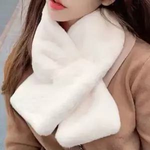 밍크털 목도리 머플러 매듭형 목 보호 캐주얼 코디 여자목도리 여성머플러 겨울머플러