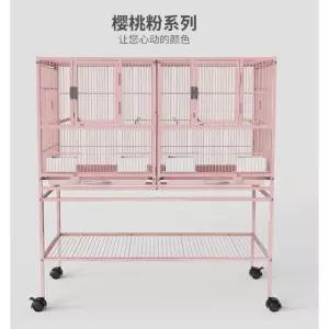 번식장 대형 상자 홑겹이 새장 까맣다 61 배낭 까맣다 홑겹이 목욕 잉꼬를 앵무새 분리형 흰색 사육 홑겹이 까맣다