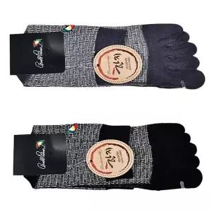 자수 로고 고급면 남성 체크패턴 한지 발가락중목 WFJ69UJ