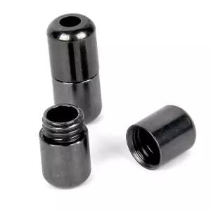 홀더 캡슐 매듭없는 운동화끈 클립 버클 캡슐 블랙 1세트 SmY6+7Jme