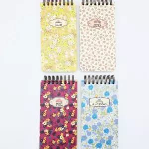 미니수첩 12개 세트 휴대용 스프링 세로 메모장디즈니 프린세스 기차수 상철