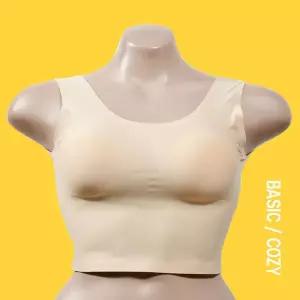 무봉제 베이직한컬러 누디 이너 롱 탑브라 WFJ69D3